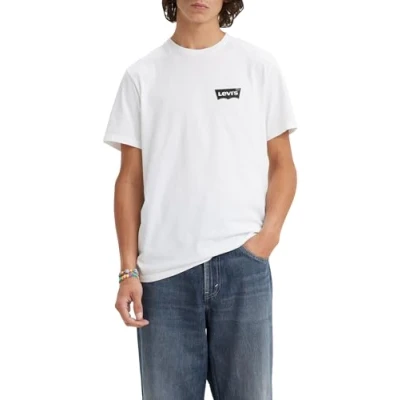 Abbildung von Levi&#039;s Graphic Crewneck Tee Color Bw White + Gr