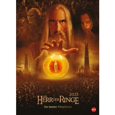 Abbildung von der Herr Ringe Filmplakate Edition Kalender 2025: Großformatiger Posterkalender mit 12 schönsten aus Filmtrilogie. Kultiger ... x 68 cm. (Kino Entertainment Heye)