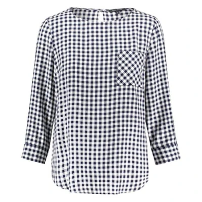 Abbildung von Marc O&#039;Polo Damen 900095342013 Bluse, Schwarz (Combo B90), 38