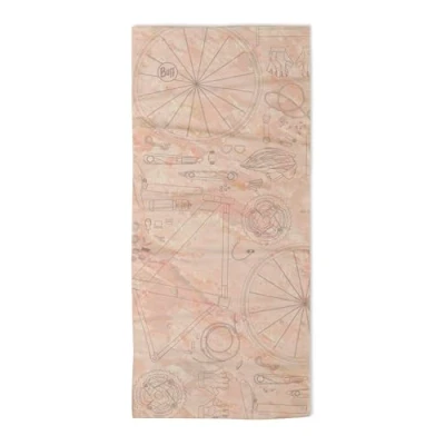 Abbildung von BUFF® Schlauchschal CoolNet UV® Männlich Weiblich Erwachsene Flexibel, UPF50 Schutz, leicht, dehnbar, recyceltes Material, Sport, Sommer, Einheitsgröße, Orange Arid