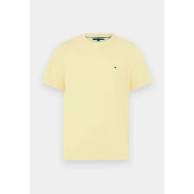 Abbildung von Tommy Hilfiger Seasonal Solid TEE Tshirt basic, Herren, Größe: Small, Citronella