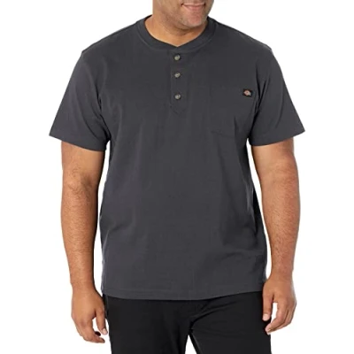 Abbildung von Dickies Herren schweres Henley, anthrazit, XX Large