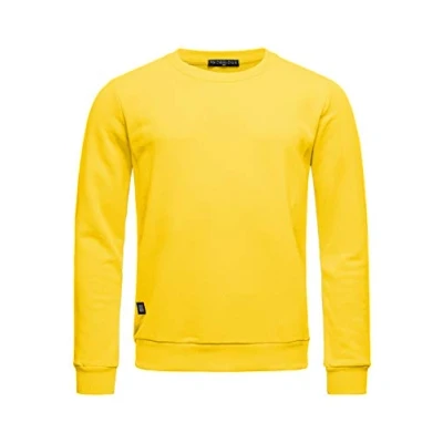 Abbildung von Red Bridge Herren Crewneck Sweatshirt Pullover Premium Basic,Gelb ii,XXL
