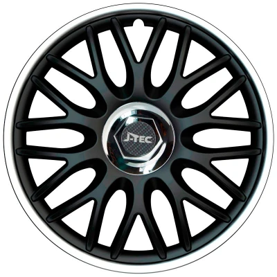 Abbildung von J TEC Orden R J16520 Radblenden 16Zoll schwarz/silber, chrom