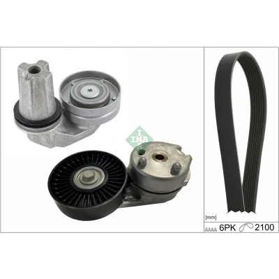 Abbildung von INA 529 0422 10 Keilrippenriemensatz Generatorfreilauf prüfen und ggf. erneuern LAND ROVER: Range Rover Sport