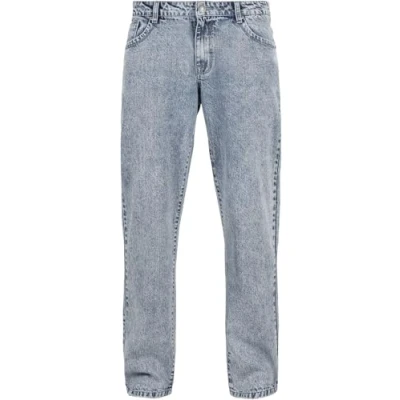 Abbildung von Urban Classics Jeans Relaxed Fit, Herren, Größe: 33x34, Light skyblue acid washed