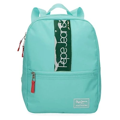 Abbildung von Pepe Jeans Darienne Kleiner Rucksack Grün 25x32x12 cms Polyester und PVC 9.6L
