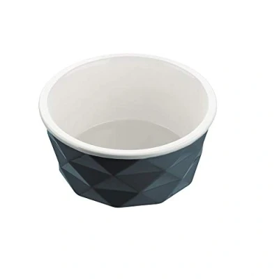 Abbildung von HUNTER EIBY Keramik Napf, Futter und Trinknapf, rutschhemmend, 350 ml, blau