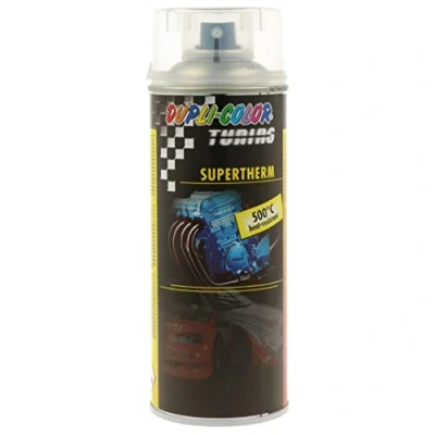Abbildung von DUPLI COLOR 685262 Motor / Schalldämpferlack SPRAY PAINT RAL 9016 glänzend 400 ml transparent