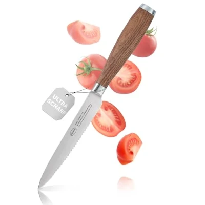 Abbildung von RÖSLE Allzweckmesser »Masterclass«, (1 tlg.), mit Wellenschliff, Made in Solingen, Klingenspezialstahl
