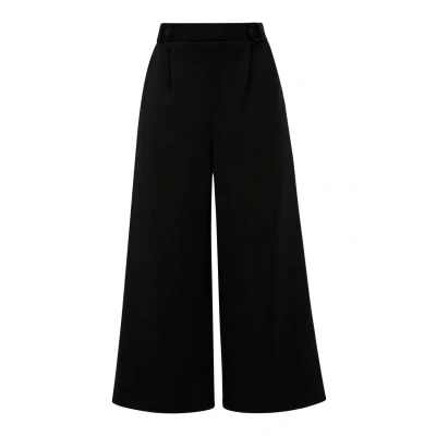 Abbildung von QS Loose FIT Stoffhose, Damen, Größe: 32, Schwarz
