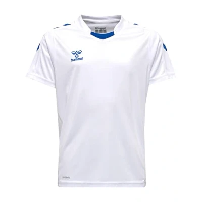 Abbildung von Hummel Hmlcore XK POLY Jersey S/S Tshirt print für Kinder, Größe: 164, White true blue