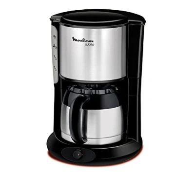 Abbildung von Moulinex FT360811 Thermo Kaffeemaschine Subito edelstahl,Schwarz