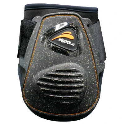 Abbildung von eQuick Streichkappen eLight Glitter Rear Glitzer Schwarz Pony