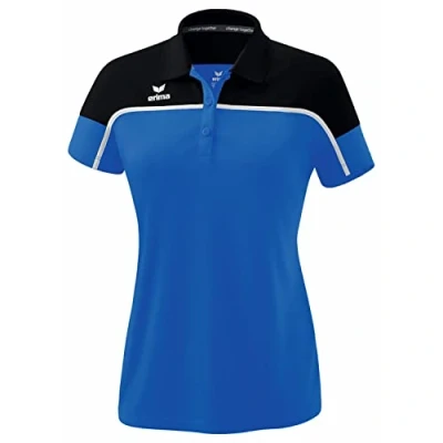 Abbildung von Erima Fussball Teamsport Change Poloshirt, Damen, Größe: 38, New royal schwarz weiss