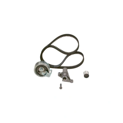 Abbildung von BOSCH 1 987 946 709 Zahnriemensatz 153 mit Spannelement, Spanndämpfer, Spannrolle AUDI: A4 B5 Avant, Saloon, A6 C5 Avant