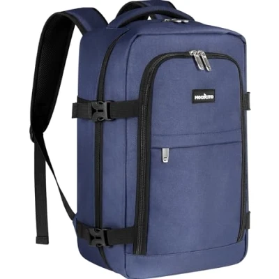 Abbildung von MOCOCITO Handgepäck Rucksack für Ryanair 40x20x25, Untersitz Kabinentasche, Maximale Größe der Kabinenreisetasche Flugtasche, Gepäck Weekender mit Schultergurt Handtasche Sporttasche 20L(Blau)