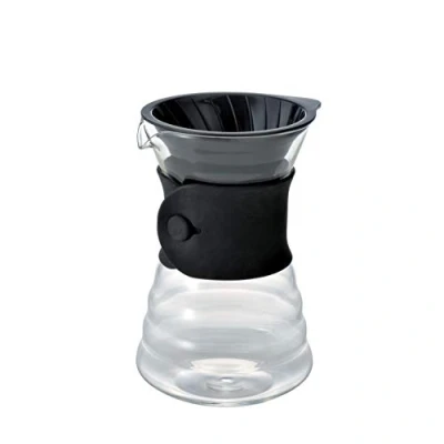 Abbildung von Hario VDD 02B VD 700 ml V60 Drip Dekanter Pourover Coffee Brewer Server für 23 Tassen,,Transparent