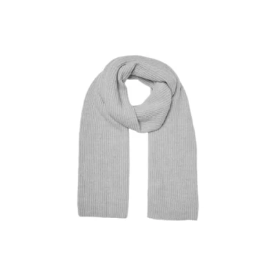 Abbildung von VERO MODA VMGILA Rib Scarf NOOS Schal, Light Grey Melange, ONE Size