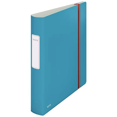 Abbildung von Leitz Qualitäts Ordner 180 Active, A4, 350 Blatt, 6,5 cm Rückenbreite, Sanftes Blau, Cosy Serie, 10390061