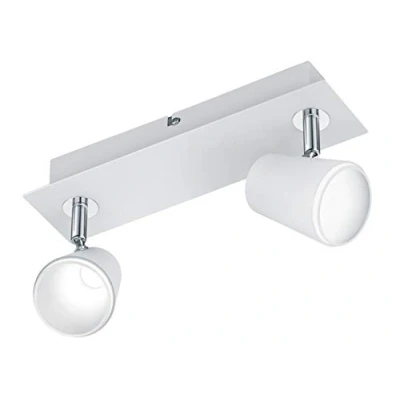 Abbildung von Trio Leuchten LED Spotbalken Narcos 873170231, Metall weiß matt, inkl. 2x 6 Watt LED, 16.0 x 28.5 9.5 cm