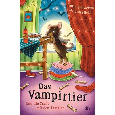 Abbildung von Das Vampirtier und Die Sache mit den Tomaten: perfekte Mischung aus Witz, Charme einer klitzekleinen Prise wohligem Grusel zum Vorlesen ab 7 Jahren (Vampirtier Reihe, Band 1)