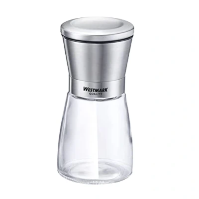 Abbildung von Westmark Gewürzmühle, Mit Keramikmahlwerk, Glas/Keramik/Rostfreier Edelstahl, Transparent/Silber/Schwarz, 63342260, 1 Stück
