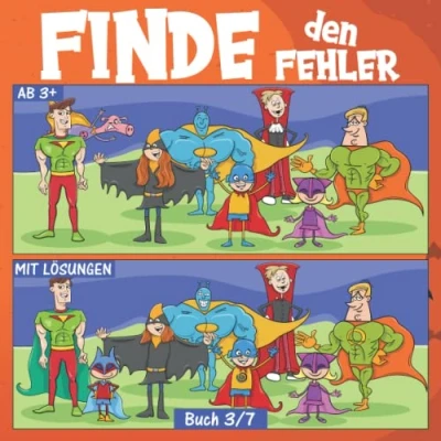 Abbildung von Finde den Fehler für Kinder: Fehlersuchbuch Kinder ab 3 Jahren Unterschied Buch 3/7
