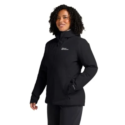 Abbildung von Jack Wolfskin Outdoorjacke, Damen, Größe: Large, Black