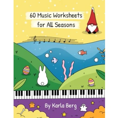 Abbildung von 60 Music Worksheets for All Seasons: A B C D E F G