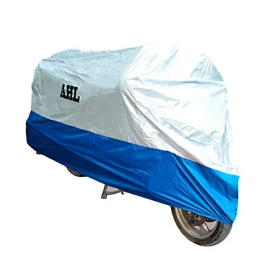 Abbildung von AHL Blau Regenschutz Roller faltgarage motorradgarage Motorroller abdeckplane Abdeckung Motorrad (L,Blau)