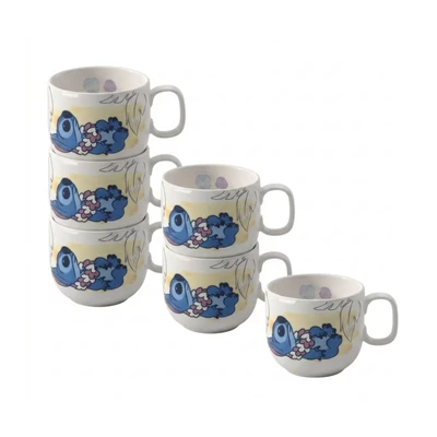 Abbildung von Villeroy &amp; Boch Kinderbecher "Becher mit Henkel Disney Stitch 170 ml 6er Set bunt" Spülmaschinenfest, Mikrowellensicher