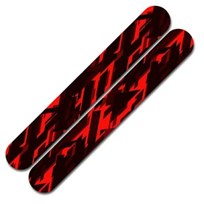 Abbildung von Finest Folia Fahrrad Kettenstreben Schutz Aufkleber Folie Lackschutz R160 (12 Future Neon Rot)