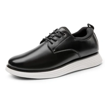 Abbildung von Bruno Marc Herren Anzugschuhe GrandFlex Suit Polish lässige Schnürschuhe Business Sport Schuhe Moderne Klassische dresssporty,Size 46,Schwarz,SBOX2412M