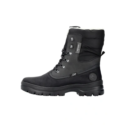 Abbildung von Rieker Schnürstiefelette, Herren, Größe: 43, Black Schuhe