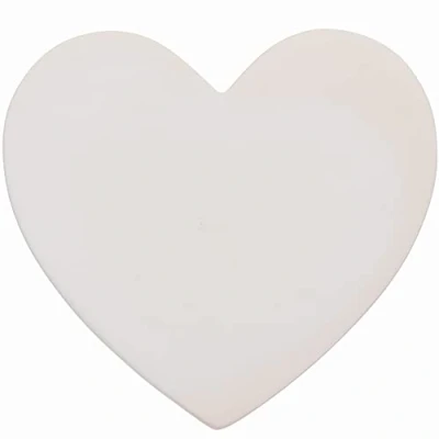 Abbildung von Baker Ross FC472 Keramik Untersetzer in Herzform, zum Valentinstag, Basteln für Kinder, 6 Stück