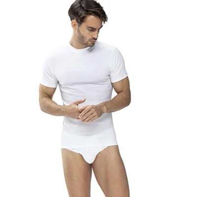 Abbildung von Mey Tagwäsche Serie Noblesse Herren Shirts 1/2 Arm Weiss S(4)