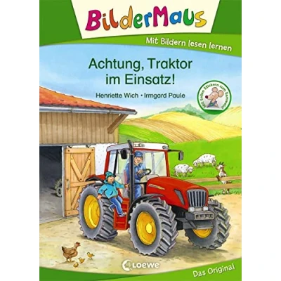 Abbildung von Bildermaus Achtung, Traktor im Einsatz!: Mit Bildern lesen lernen Ideal für die Vorschule und Leseanfänger ab 5 Jahre