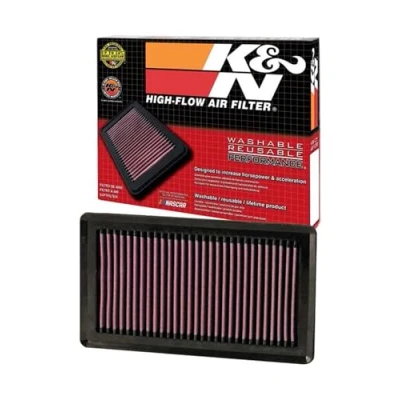 Abbildung von K&amp;N 33 2375 Motorluftfilter: Hochleistung, Prämie, Abwaschbar, Ersatzfilter,Erhöhte Leistung, 2004 2019 (NV200, AD, Cube, Evalia, Wingroad, March, Micra, other select models)