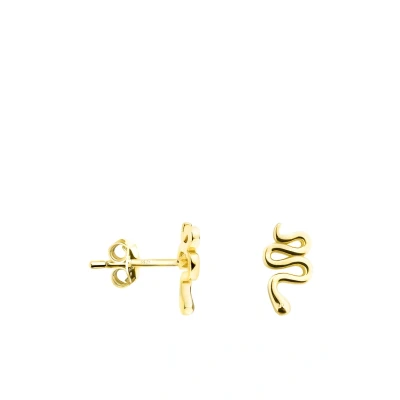 Abbildung von SOFIA MILANI Damen Ohrringe 925 Silber vergoldet/golden Schlangen Ohrstecker E1216