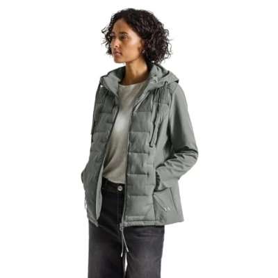 Abbildung von STREET ONE Softshelljacke, mit Kapuze, Kapuze