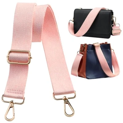 Abbildung von Navaris Handtaschengurt 75 138cm Tragegurt für Handtasche Taschengurt zum Wechseln Taschenriemen Handtaschen Gurt Trageriemen Schultergurt Taschen in Rosa
