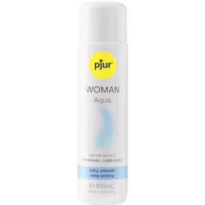 Abbildung von pjur WOMAN Aqua Gleitgel auf Wasserbasis spendet Feuchtigkeit &amp; pflegt ph optimiert Sanft zur Haut (100ml)