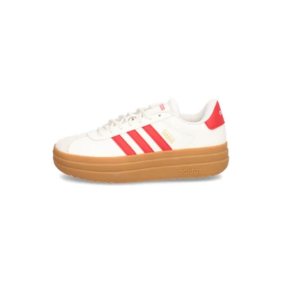 Abbildung von adidas Damen VL Court Bold Shoes Schuhe, core White/Better Scarlet/Gold met, 38 2/3 EU