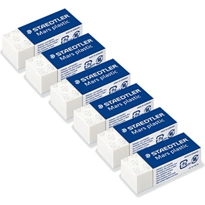 Abbildung von Staedtler 526 53 Radierer Mars plastic mini phtalat und latexfrei, 6 Stück