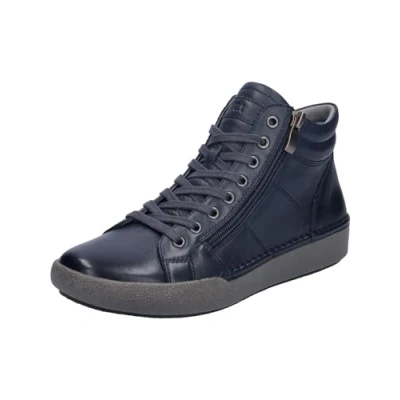 Abbildung von Josef Seibel Damen High Top Sneaker Claire 11,Weite G (Normal),Wechselfußbett,straßenschuhe,Strassenschuhe,Turnschuhe,Indigo,37 EU