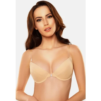 Abbildung von Vivisence trägerloser/variabler BH, Damen, Größe: 80C, Beige
