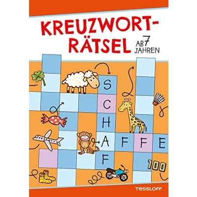 Abbildung von Kreuzworträtsel ab 7 Jahren (Rot/Schaf) (Rätsel, Spaß, Spiele)