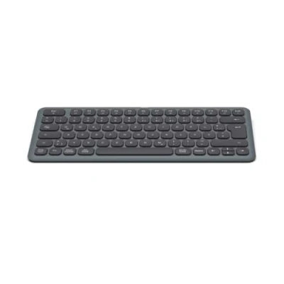 Abbildung von Hama Tastatur kabellos (Multi Device mit Funk/Bluetooth für PC, Smartphone, Tablet, klein, Batterien, leise Scissortasten, Multimedia Tasten, deutsches QWERTZ Layout) schwarz
