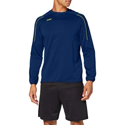 Abbildung von JAKO Herren Trainingssweat Classico, nightblue/citro, XL, 8850